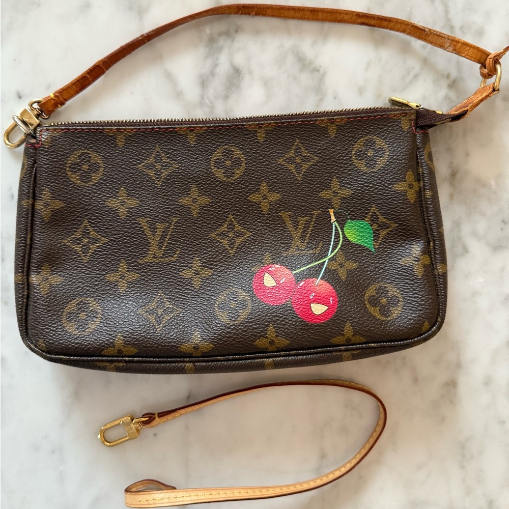 LV Monogram Cerises Pochette Accessoires